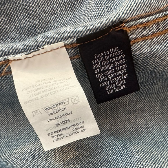 Madewell Jean jacket size small bronze buttons - Picture 5 of 6